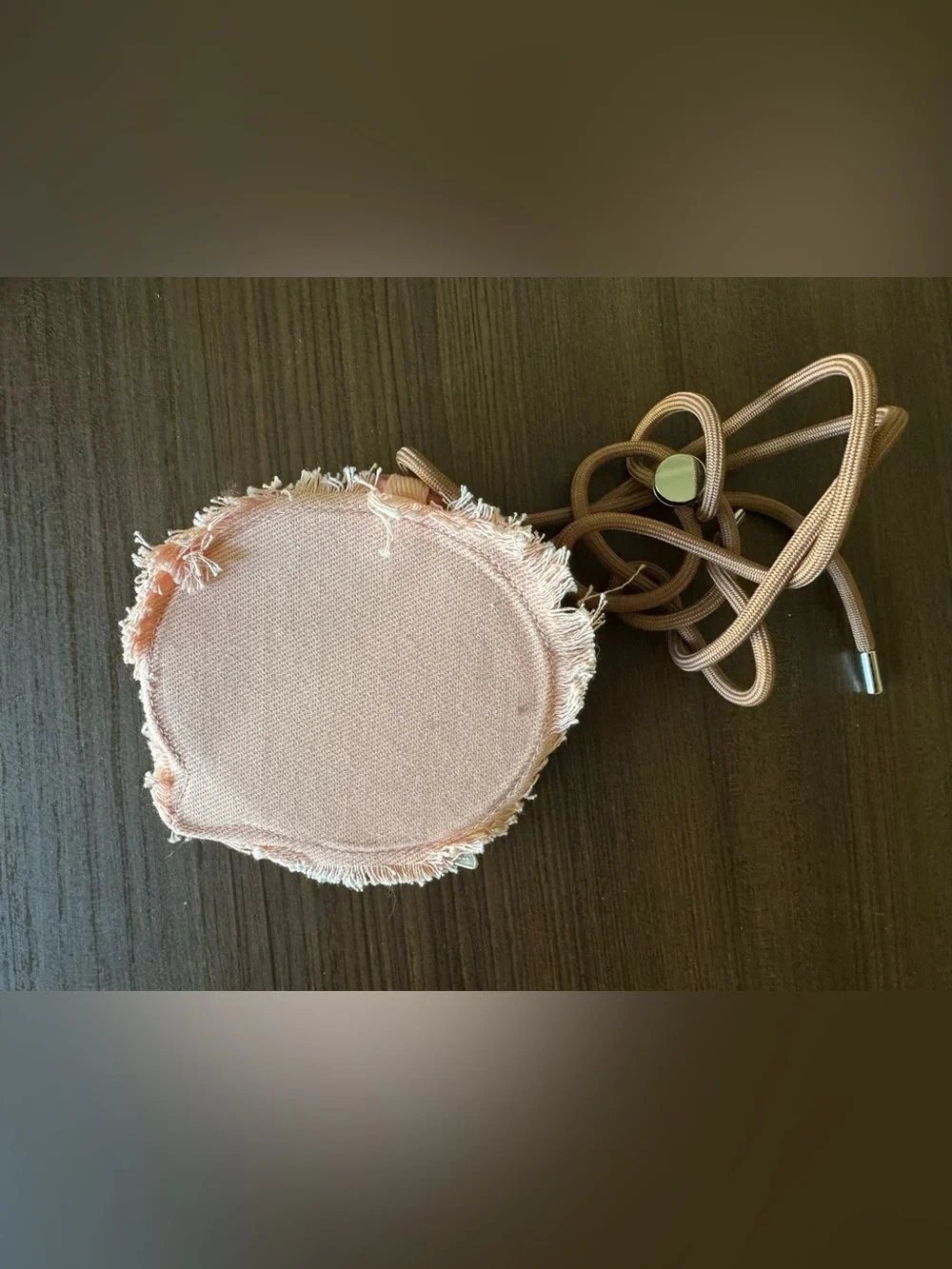 Peach Riot Pink Graphic Round Crossbody Bag